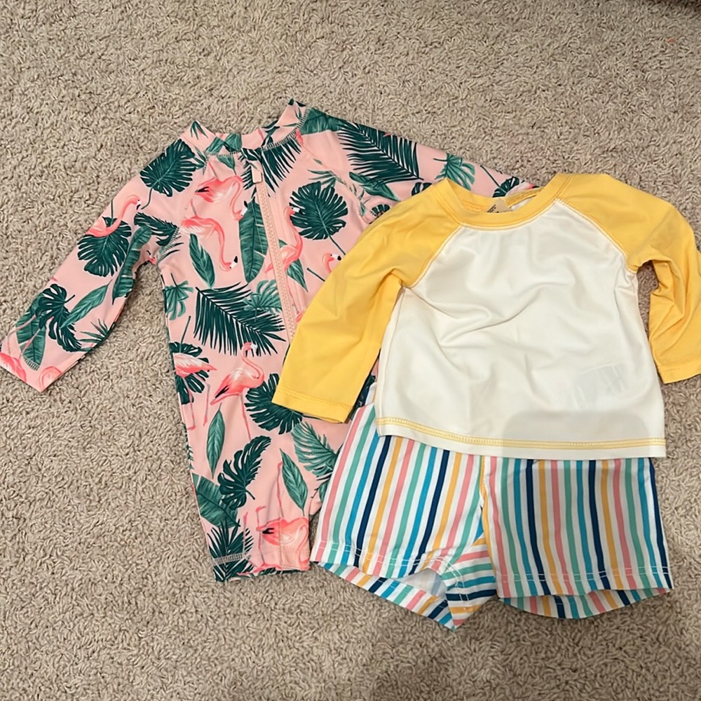 3-6 month Old Navy bathing suit bundle
